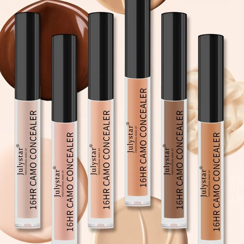 Flüssiger Concealer, wasserfest und schweißbeständig und kann schwarze Augenringe, Akneflecken abdecken und das Make-up aufhellen für eine lange Zeit