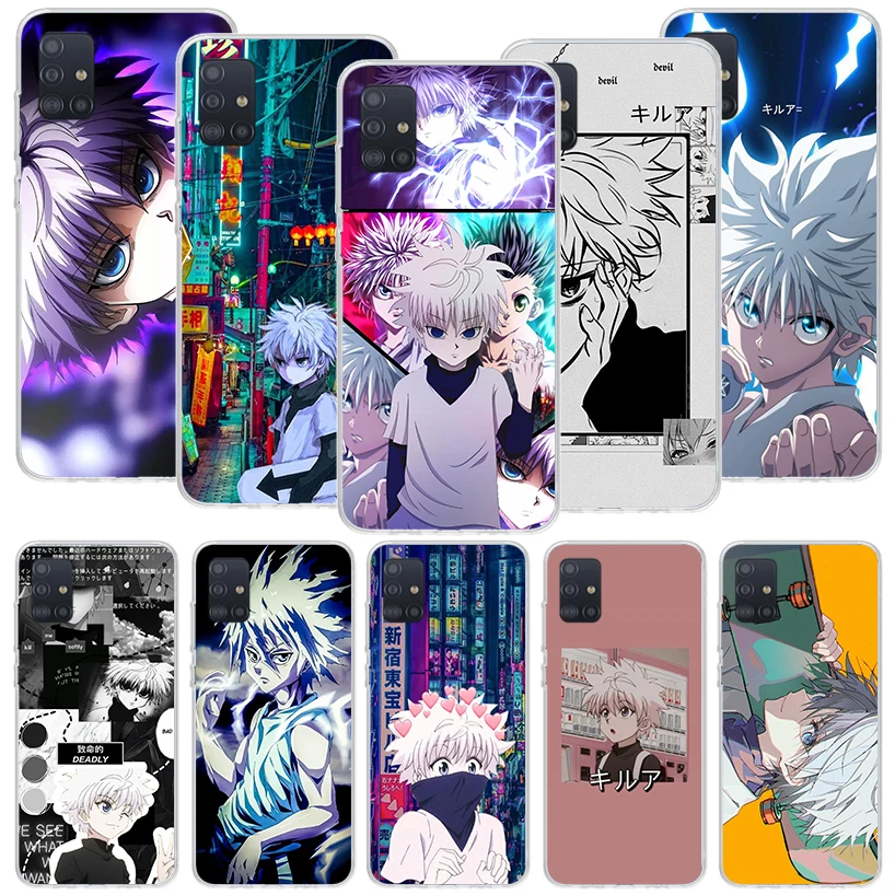 Hunter HXH Killua Phone Case For Samsung Galaxy A51 A71 A41 A31 A21S A11 A01 A70 A50 A40 A30S A20E A20S A10S A6 A7 A8 A9 Fundas