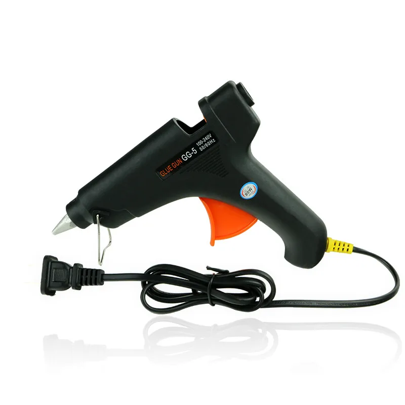 1PCS Electric Triggered Hot Melt Glue Gun AC 100-240V, 50-60Hz 60/80/100W Power