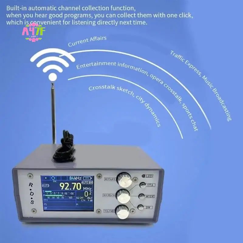 

A47F-TEF6686-Desk Blue Desktop Radio For DSP RDS AM FM SW Full Band Radio With One Loudspeaker