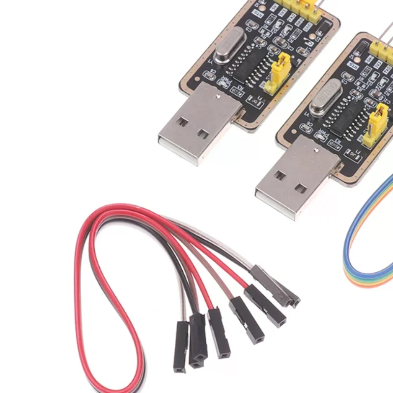 CH340G Serial Port Modules USB To TTL Converter UART Module CH340 3.3V 5V Nine Brush Plate For Arduino Diy Kit