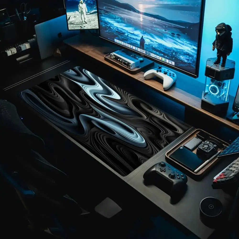 

Прохладный градиентный коврик для мыши Коврик для мыши Очень большой водонепроницаемый и устойчивый к пятнам коврик для мыши