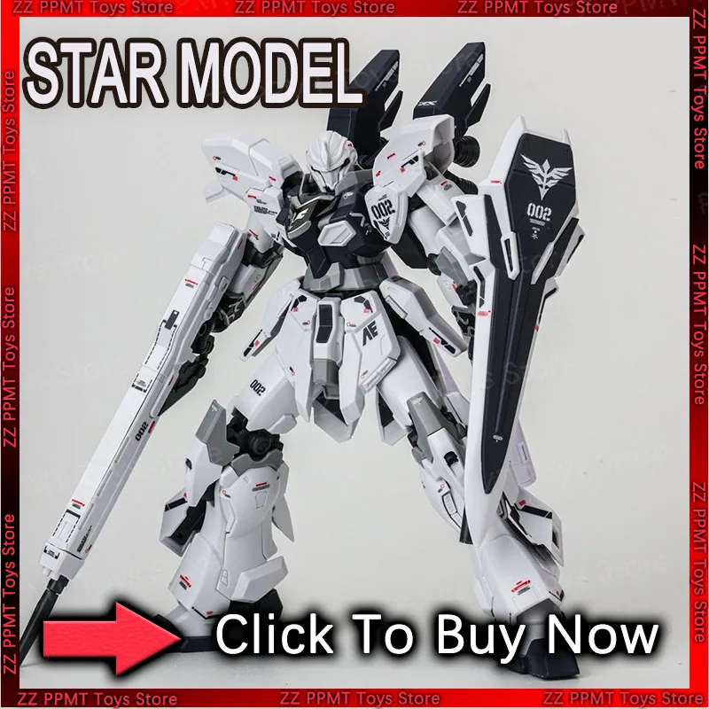 

Модель Star Model Hg1/144 217 Sinanju Stein Narrative Ver. Белый прототип мобильного робота-конструктора: модель-фигурка, игрушка, подарок