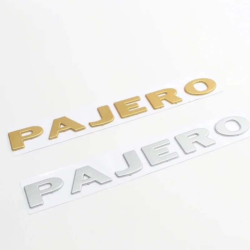 

ABS 3D Stickers For Mitsubishi PAJERO V31 V32 V33 V43 Car Styling Rear Trunk Tailgate Emblem Badge Decals Auto Decoration