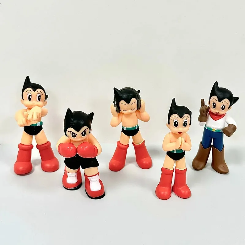 Tyos 5 Iron Walled Astro Boy Box Egg Handmade Doll Desktop Ornament Models Wholesale Birthday Gifts For Toy Accessories