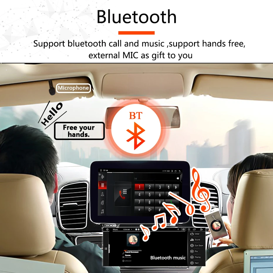 9 Zoll Snapdragon 8-CORE Wireless Carplay Android 15 Autoradio-Bildschirm für Mercedes Benz ML W166 GL X166 GL550 Bluetooth Autoradio GPS Multimedia Player WLAN 4G LTE – Detail 13