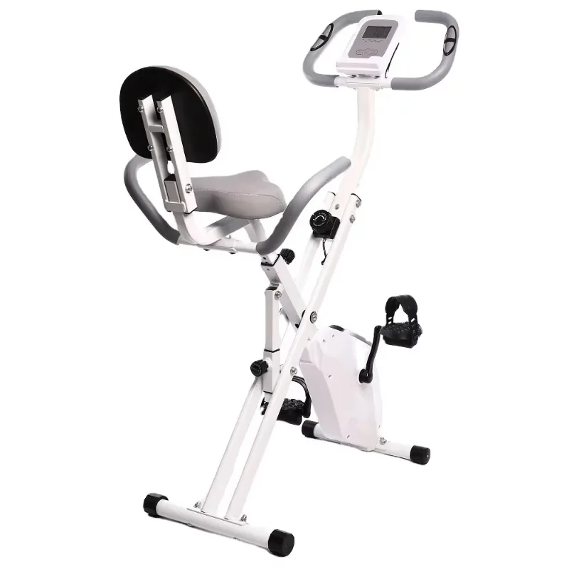 Tread Home Use Sports Exercise Bike - Folding Fitness Magnetic Bike for Home Gym & Effective Training & Body Shaping