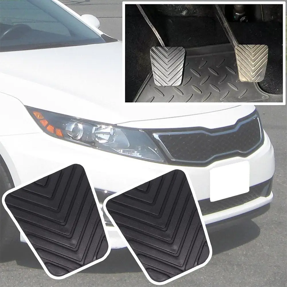 2pcs Brake Clutch Pedal Rubber Pad Cover Shock Absorber For Kia Sportage NB7 JE KM SL QL 2004 - 2019 For Hyundai Foot Pedal Pad