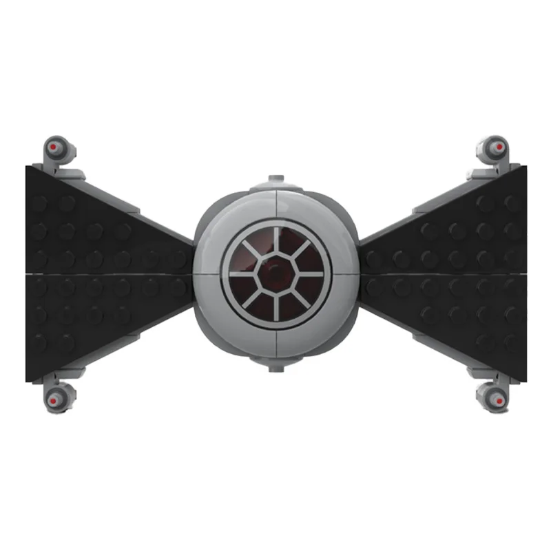 

116 PCS Star Battle Series Bow Tie Type Warplane Technology Modular Building Block Model Kids Assembly Display Toy Festival Gift