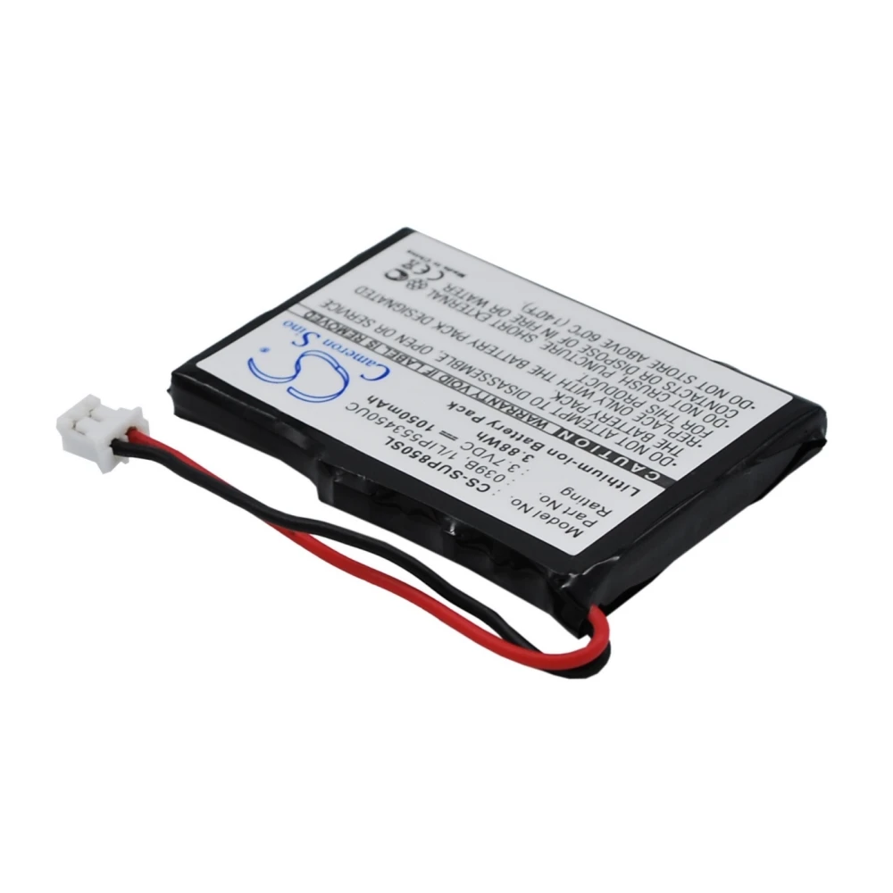 Li-ion GPS, Navigator Battery for Sureshotgps, 3.7V, 1050mAh, Compatible Models:  1110-1, 8800, 8850