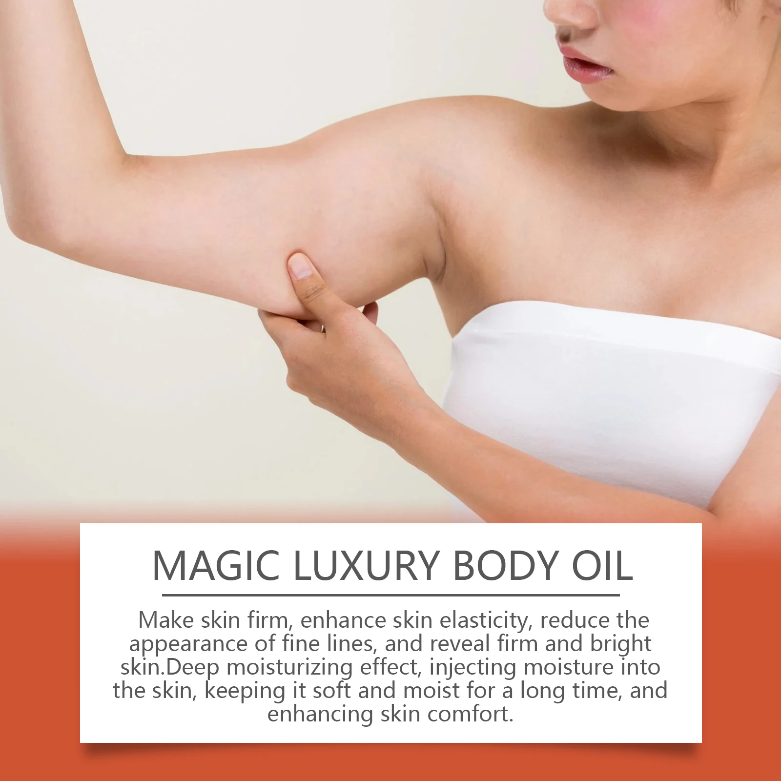 Body Firming Oil Deep Moisturizing Dry Skin Improve Sagging Skin Tightening Chest Thighs Nourishing Magic Luxury Body Care 100ml image 3