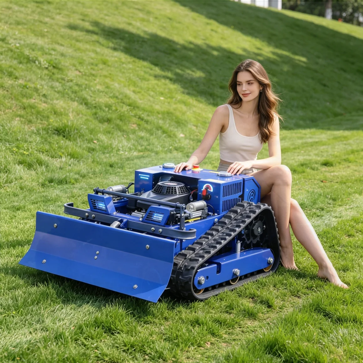 

Customized lawn mowers petrol lawn mower Robotic Lawn Mower Waterproof Rainproof All Day Working Design