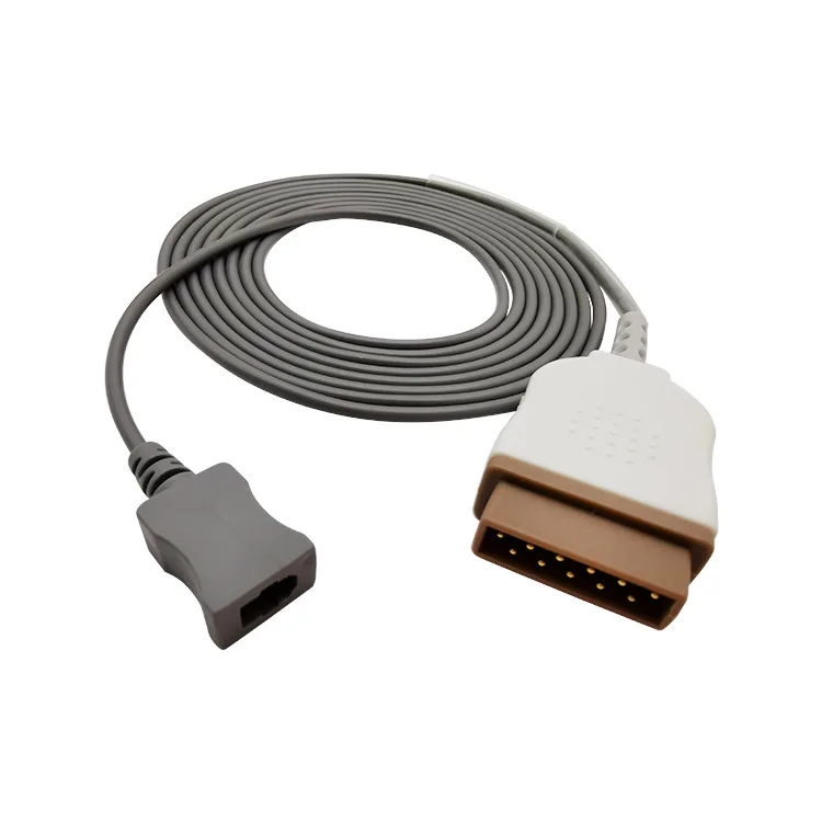 Compatible with GE body temperature adapter cable, monitors, split body temperature, bodys surface temperature extension cable