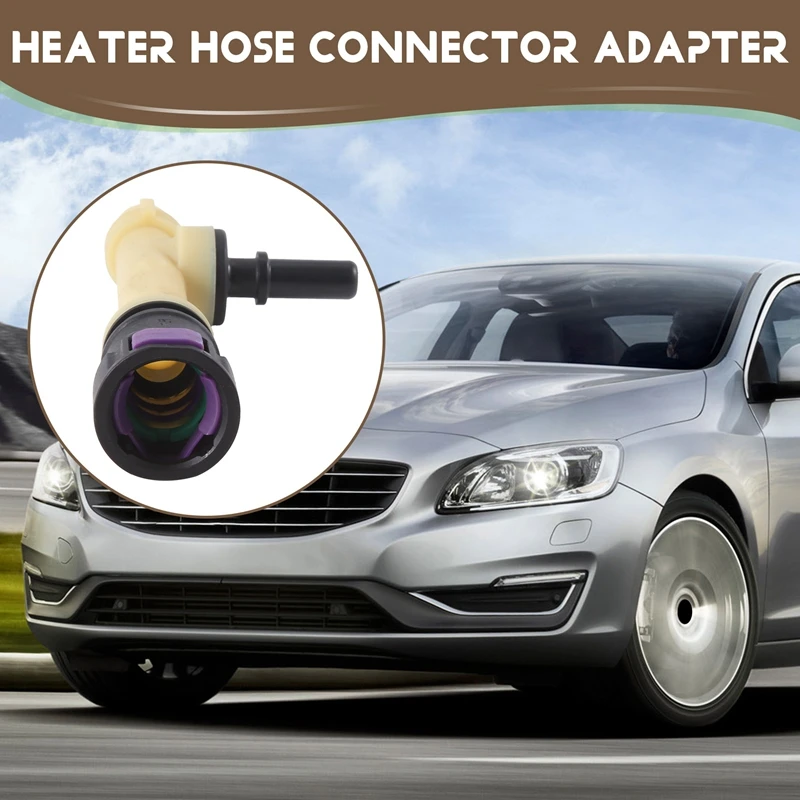 HVAC Heater Hose Connector Adapter For Volvo S60 XC60  V40 31338581