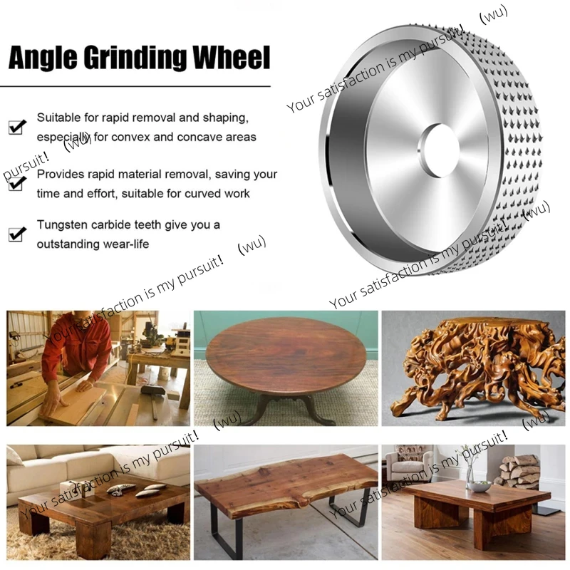 Wood angle grinding wheel for angle grinder, wood carving disc aperture 16mm/22mm grinding forming disc