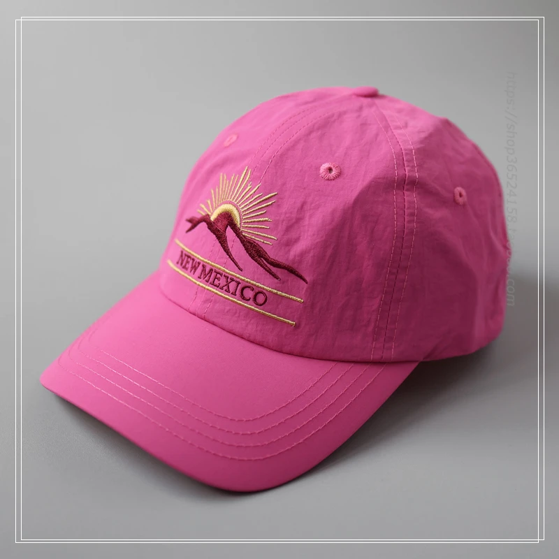 

Summer Thin Soft Top Big Brim Quick-Drying Waterproof Baseball Cap Men's and Women's Hats Embroidery Sunshade Soft Top Peak Cap