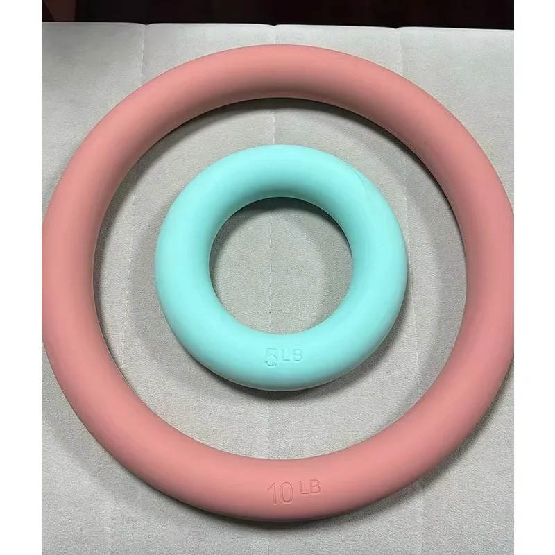 Circular Iron Ring Auxiliary Tool Yoga Weightlifting Strength Training Pilates Exercise Gear