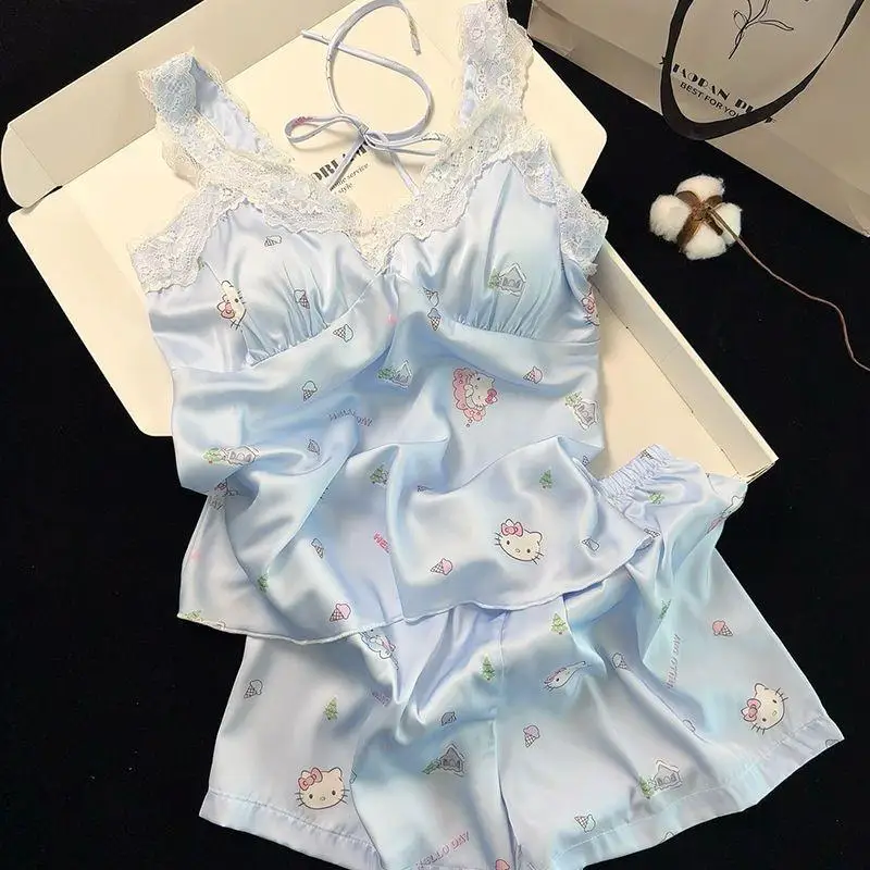 

Sanrio Hello Kitty Милое милое платье с принтом Новое уникальное дизайнерское платье с объемными рукавами в японском стиле Y2K Girl Harajuku Fashion Frock