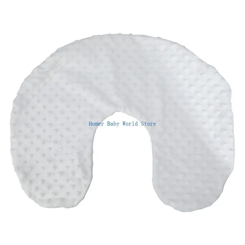 B2QD مجموعة من 2 أغطية وسادة رضاعة الطفل سهلة التنظيف غطاء وسادة التمريض السفر غطاء وسادة التمريض حالة لينة وتنفس #4