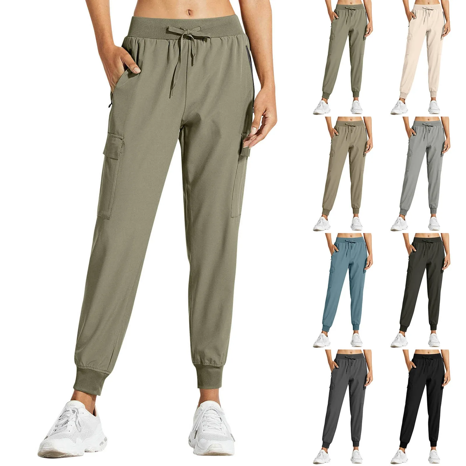 Fitness Sports Pants Women Elastic Band Waist/foot Quick Dry Loose Cycling Running Yoga Pants Female Streetwear Pantalon Femme