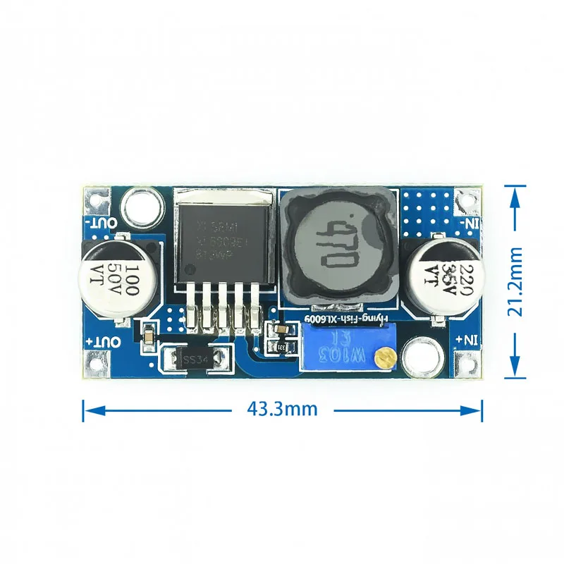 2~200Pcs XL6009 DC-DC Step-up Module Power Module Output Adjustable Super LM2577 4A Current