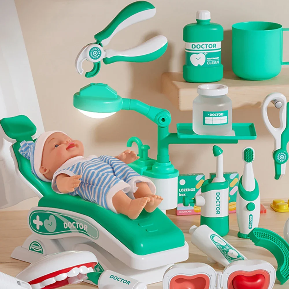 Simulation Medical Children Scene Game New Doctor Toys Set Playing Role Nurse Tools Medical Institution Gifts