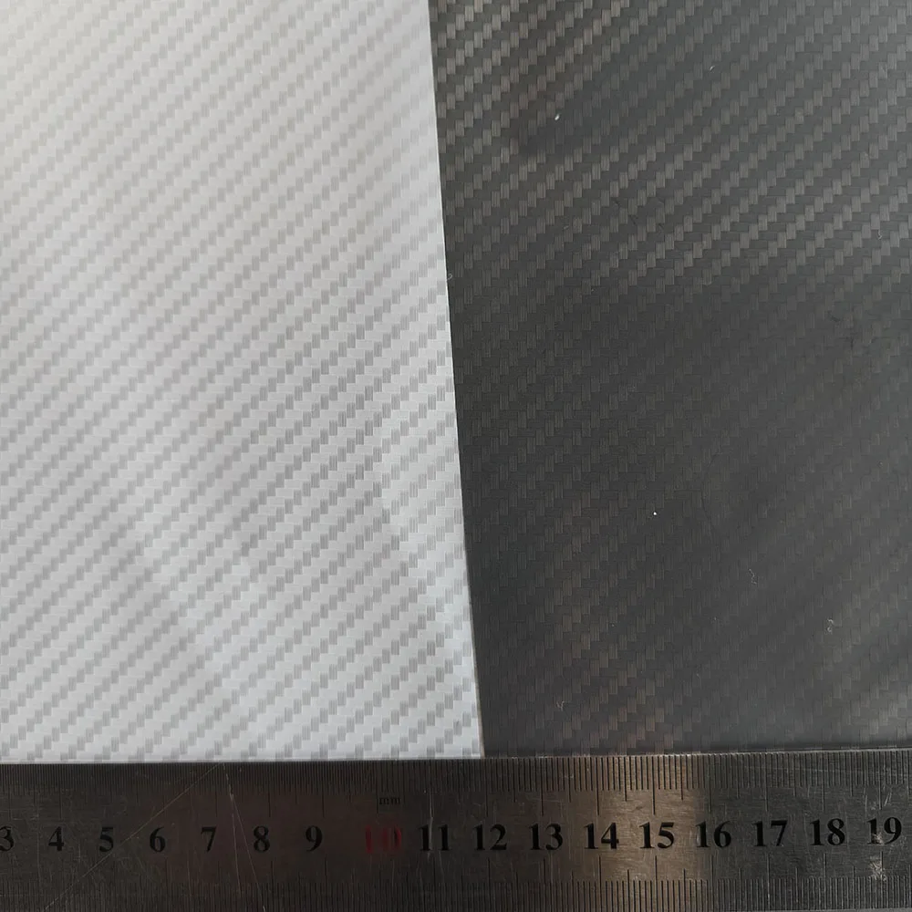 50cm Width Silver Carbon Fiber Water Transfer Film 2/6/10M Car Door Panel Interior Trim Accessories WDF5653