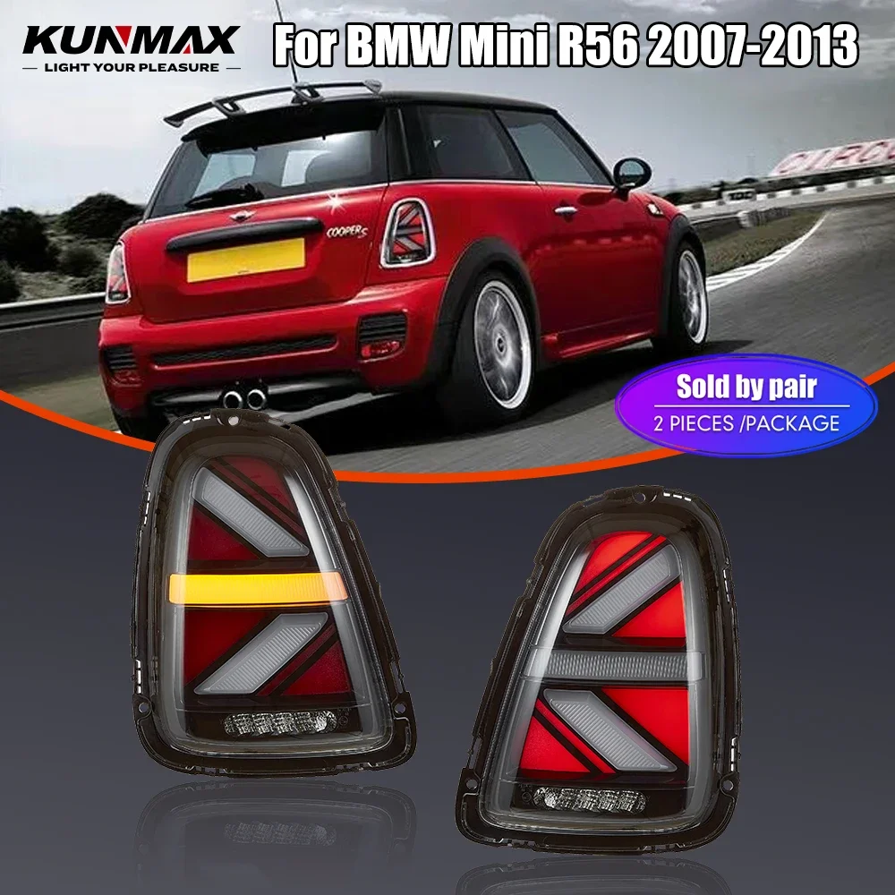 

Pair Of LED Tail Lights For BMW Mini R56 2007-2013 DRL Reverse Brake Turning Signal Plug And Play Car Rear Tail Light Assembly