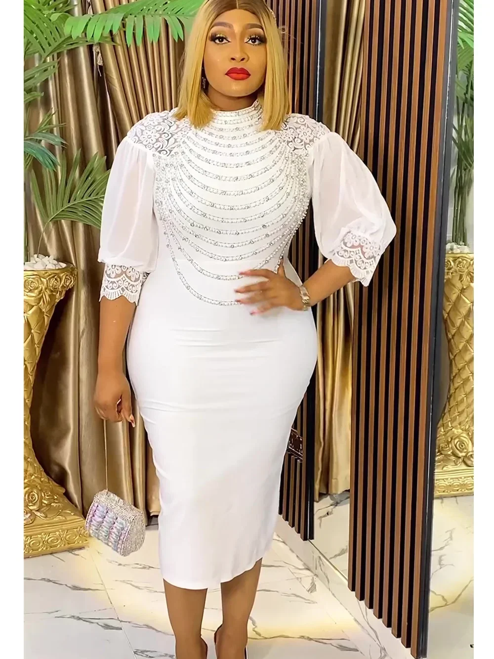 فساتين سهرة فاخرة للنساء مقاس كبير لحفلات الزفاف الأفريقية فستان طويل ملابس تركيا رداء Dashiki أنقرة ملابس أفريقيا