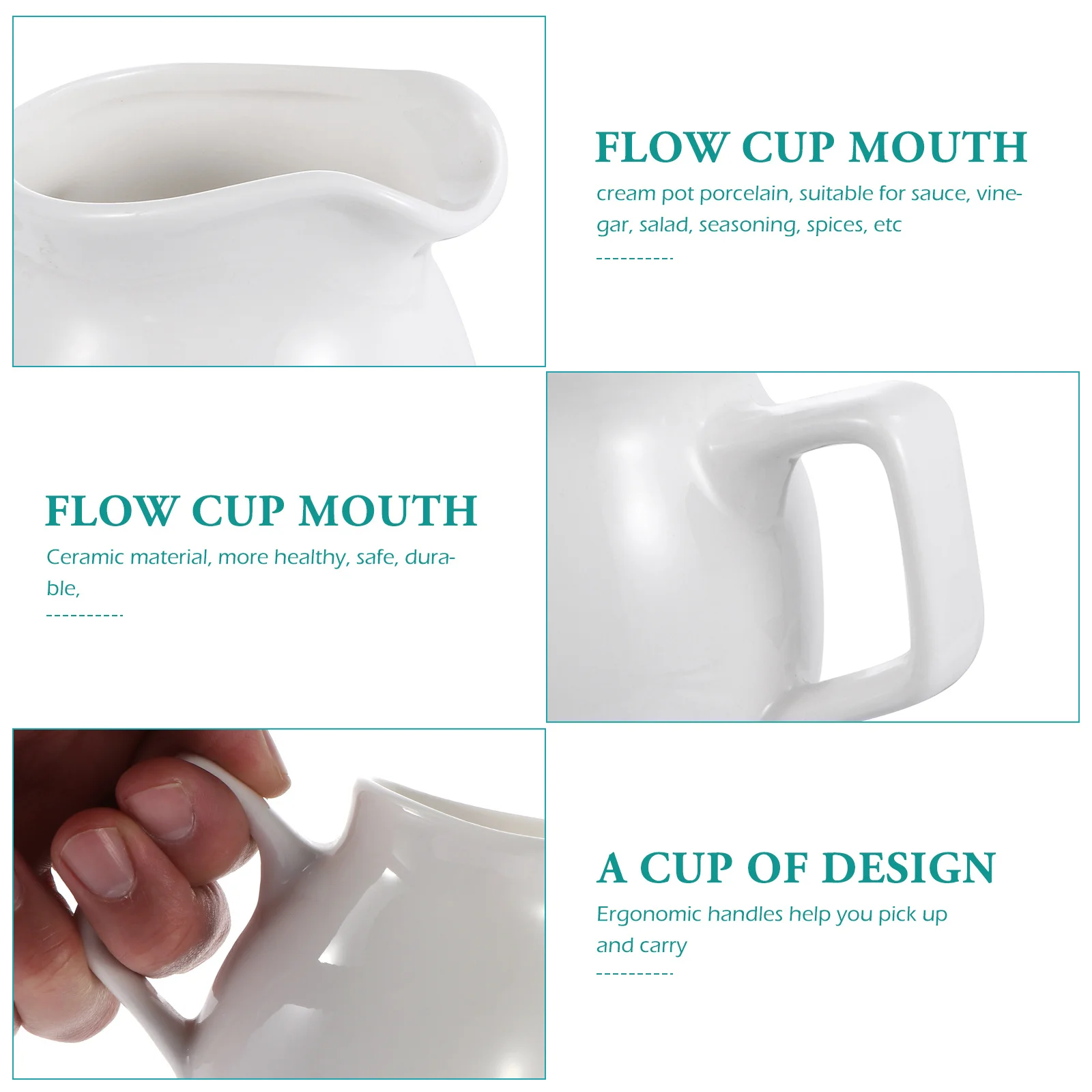 

Ceramic Coffee Frothing Cup 300Ml Premium Milk Cup for Latte Art Measuring Pitcher Kitchen Dessert Serving Ice Cream Drinkware