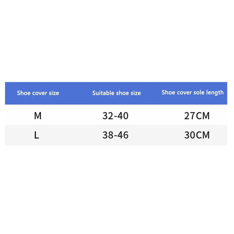 1 Pair Unisex Waterproof Silicone Shoe Cover Reusable Non-Slip Rain Boots Outdoor Rainy Day Protector Shoes Cover