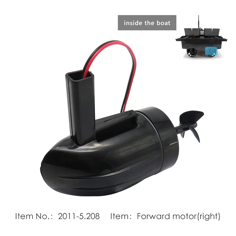 RC Boat Motor para Flytec 2011-5 Pesca, atualizado 2011-5 Bait Boat, Lado Esquerdo e Lado Direito