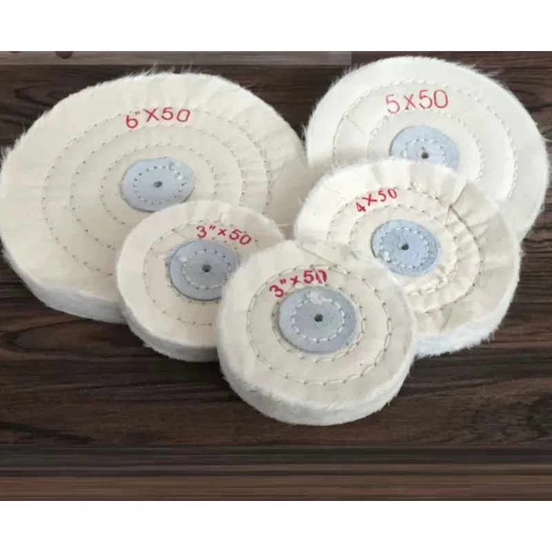 Denture Polishing Cloth Wheel, Pure Cotton Cloth Flannel Wheel Grinding Piece, Mechanic Grinding Polishing Wheel