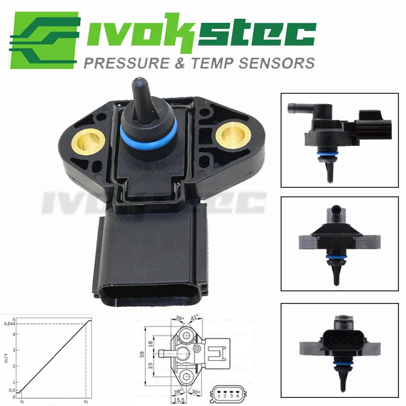 Fuel Injection Pressure Sensor For Escape Explorer Focus Maverick Mustang Crown Victoria 5.8L 4.6L 2.0L 5.4L 3.0L 2.3L 4.0L