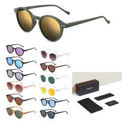 ZENOTTIC Retro Polarized Sunglasses 2026 2025 Men Women Vintage Small Round Frame Sun Glasses Polarized Lens UV400 Goggles Shade