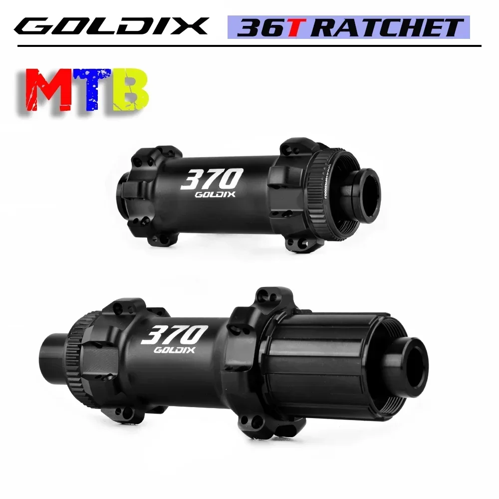 GOLDIX M370 medium lock disc brake 28 hole direct pull ratchet 36T mountain bike hub, suitable for SHIMANO and SRAM flywheels