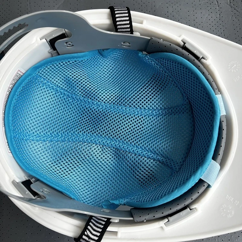 1 Piece Safety Cap Cooling Pad Sweat-absorbing Ventilation Head Protection Adult Helmet Insert Liner Breathable Mesh Sweat Band