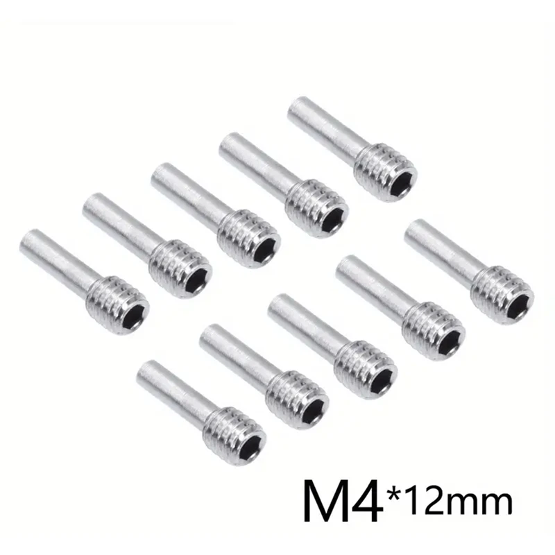 10 stks M3 * 12mm M4 * 12mm Schroeven, voor/achterbumper Pin Bouten, Aandrijfas Schroeven voor 1/10 Crawler RC SCX10 TRX4 Upgrade Onderdelen