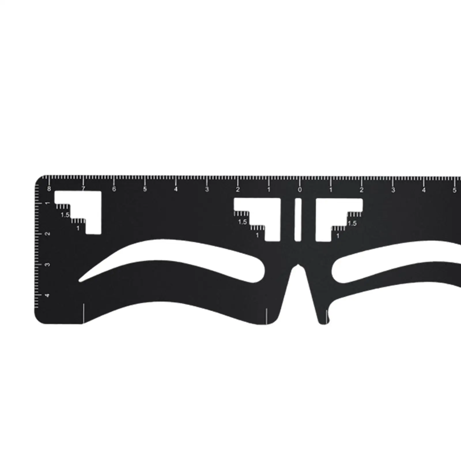 قالب تشكيل الحواجب من الفولاذ المقاوم للصدأ قابل لإعادة الاستخدام للمبتدئين والمحترفين #4