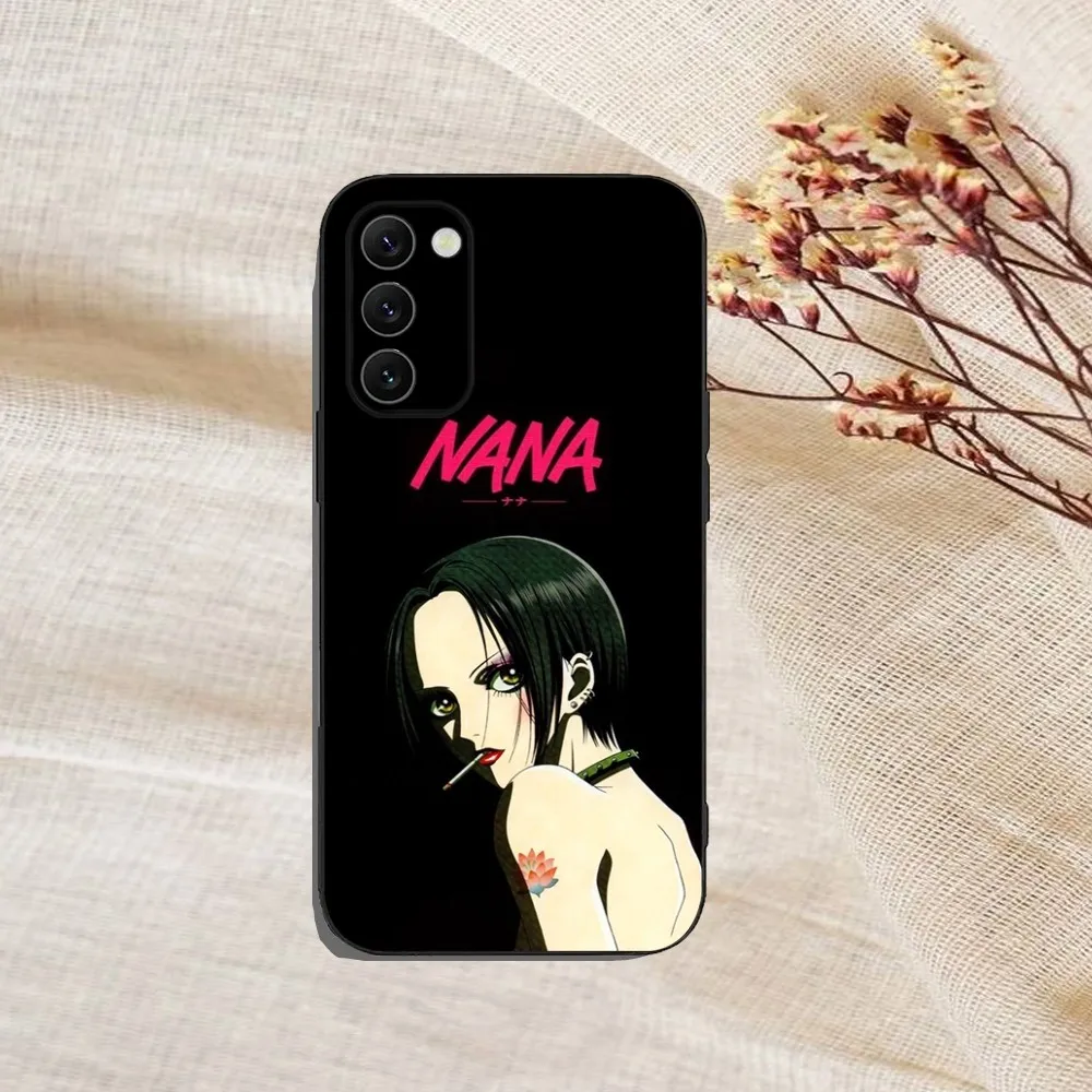 Cartoon Anime Oosaki N-Nana Phone Case For Samsung Galaxy A13,A21s,A22,A31,A32,A52,A53,A71,A80,A91 Soft Black Cover