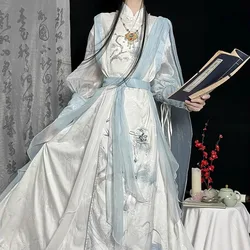 ChuWanning MoRan Chinese TV Antiquities Series 2Ha Immortality Chu Wanning Cosplay Chu Wanning Costume White Dress Ancient Hanfu