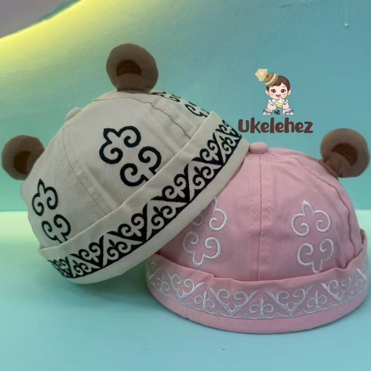 Muslim Caps For Children Colthing Cotton Hat Turkey Kufi Islamic Kippah Jewish Dubai Arab Autumn Winter 0904