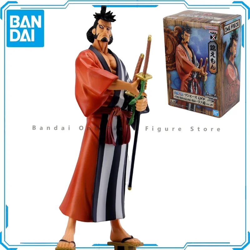 In Stock Original Bandai DXF THE GRANDLINE MEN Kinemon Action Figures ภาพเคลื่อนไหวของเล่นของขวัญสะสมอะนิเมะงานอดิเรก