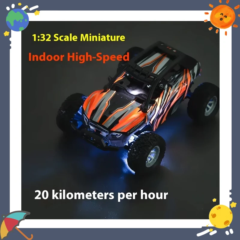 

Mini Remote Control Racing Car High-Speed Off-Road S801/803 1:32 Scale Hollow Cup Design Cross-Border Toy for Kids And Adults