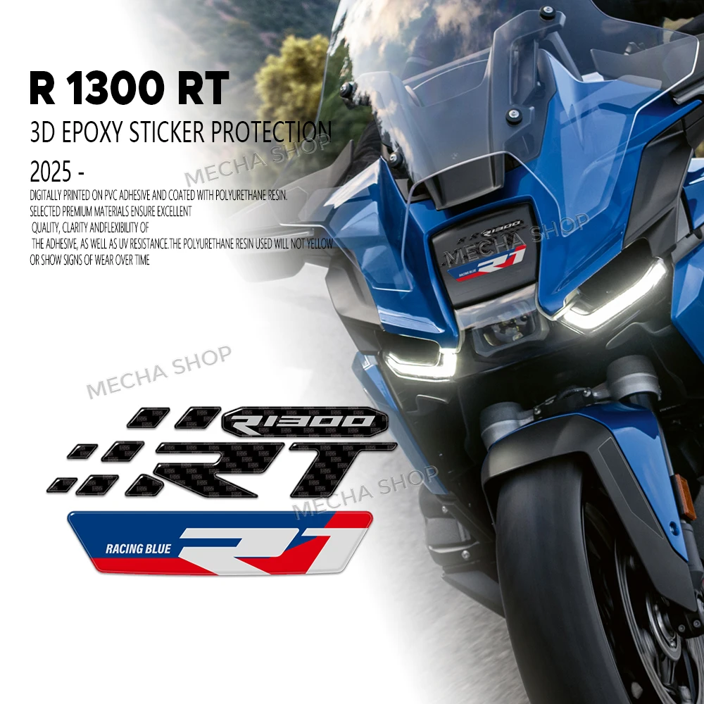 

For R1300RT Kit Front Decoration Protection For R1300 RT 2025- 3D Resin Sticker