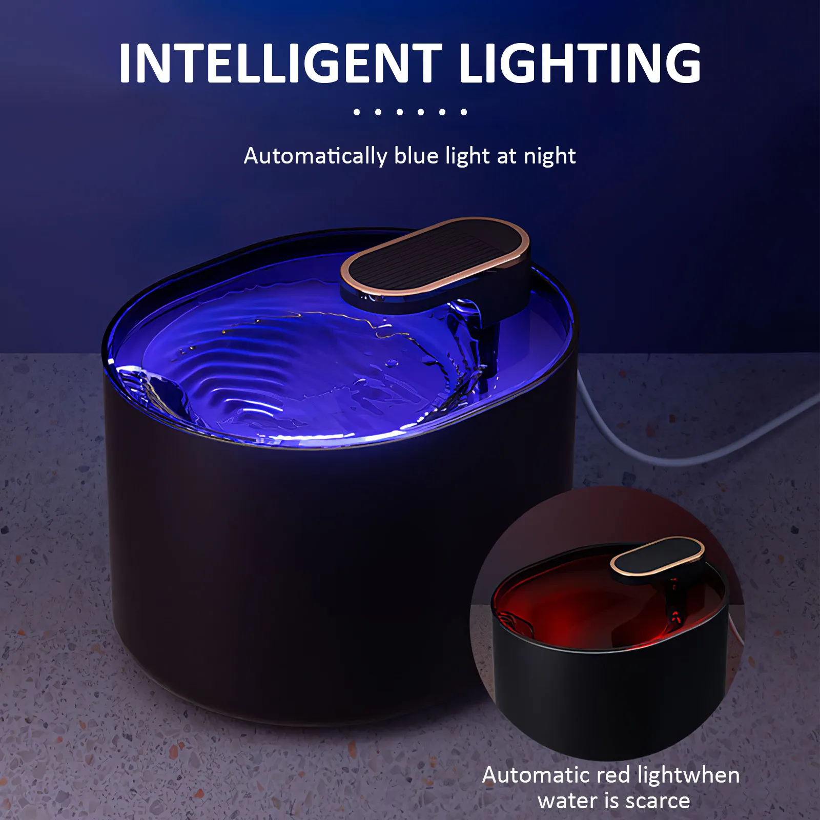 

Электрический фонтан-поилка для домашних животных с автоматической подачей воды, двойными фильтрами, бесшумным насосом и циркуляцией кислорода для кошек и собак