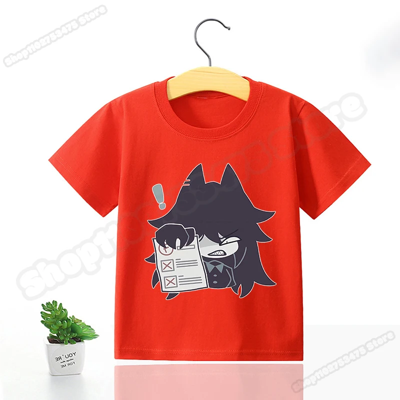 Fundamental Paper Education Kids Anime Casual T-shirt Miss Circle Children Cartoon Cute Tee Boy Girl Summer Cotton Top Gift 2024