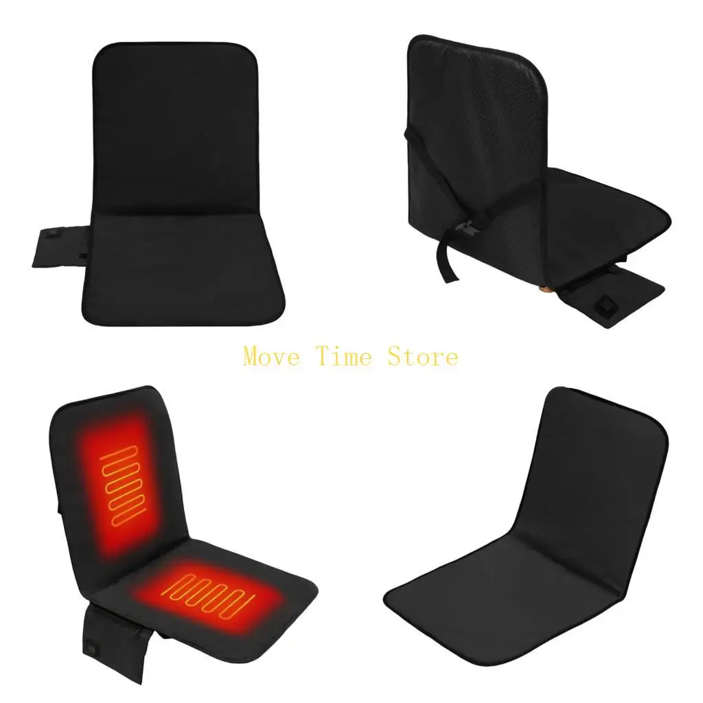 Almohada calefactora transportable reciclable 92ME con termorregulación triplicada para sillas y soportes césped