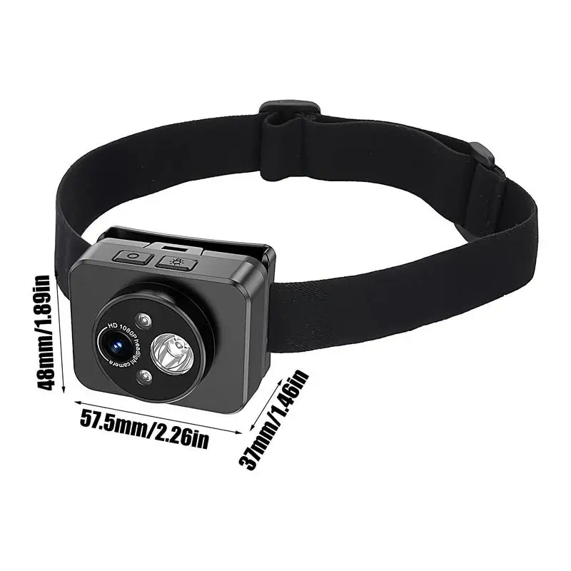 كاميرا مثبتة على الرأس، كشافات أمامية مضاءة، كاميرا رياضية، تحكم ذكي في الاستشعار، مستلزمات إلكترونية ممتصة للصدمات للمغامرة #6