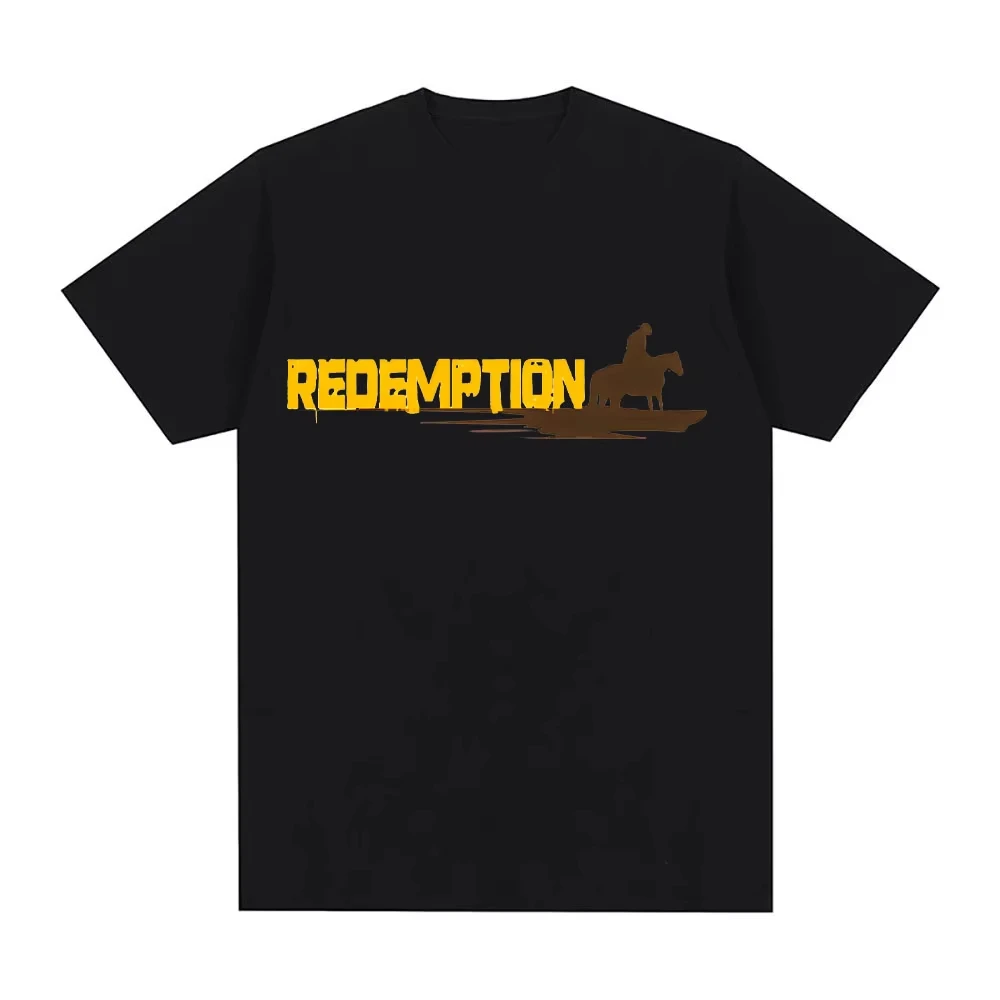 

Red Dead Redemption 2 T-shirt Cotton High Quality Cartoon Print Fashion Tee-shirt Short Sleeve Casual Unisex Camisetas Tees Tops